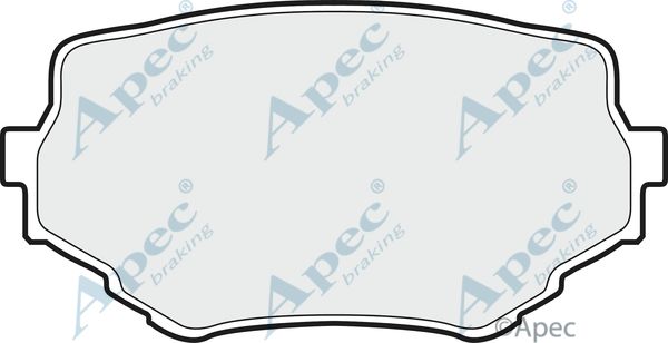 APEC BRAKING Комплект тормозных колодок, дисковый тормоз PAD903